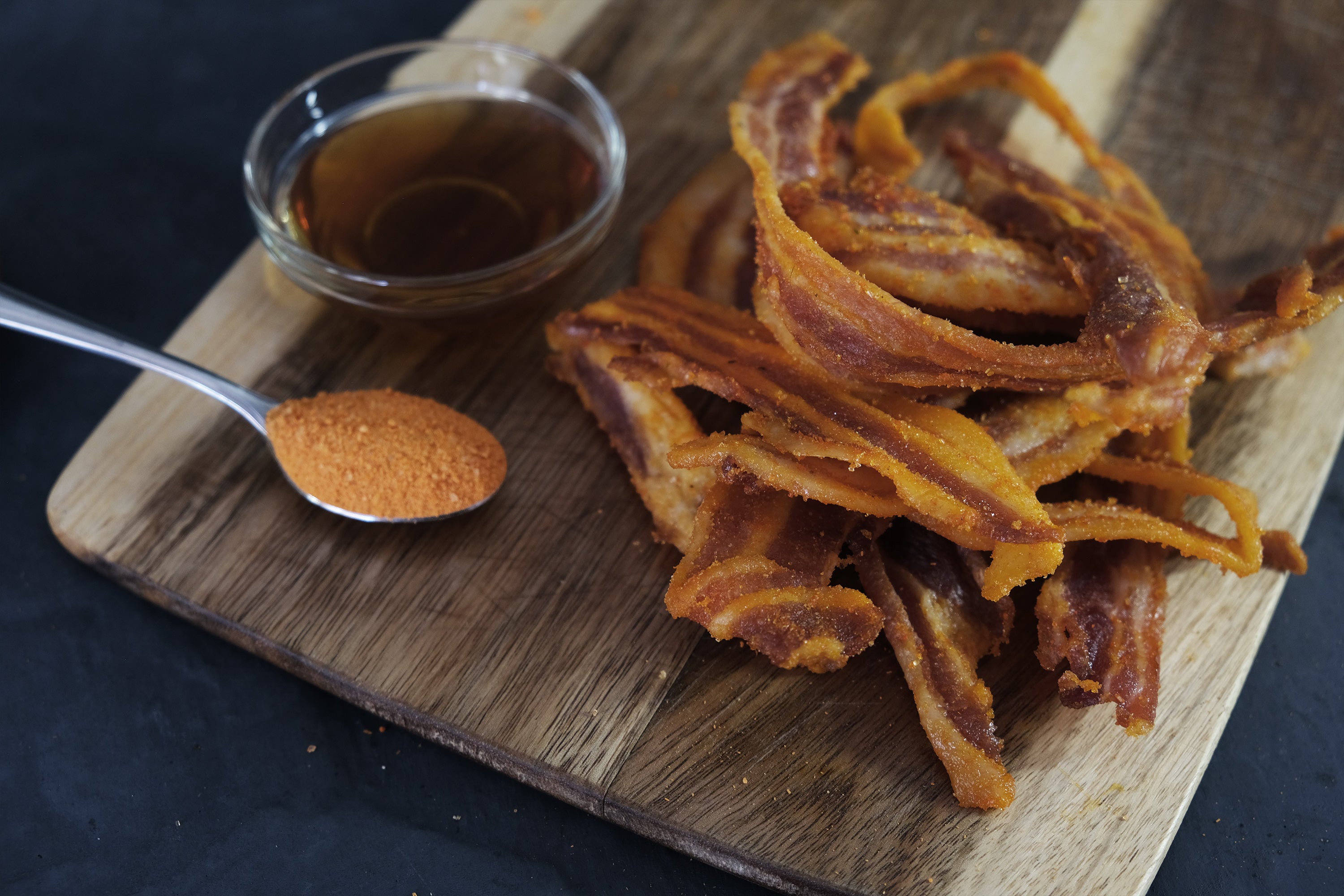 how to make honey glazed bacon biltong